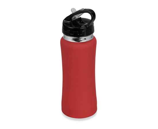 Бутылка спортивная из стали Коста-Рика, 600 мл, 828021p, Цвет: красный, Объем: 600