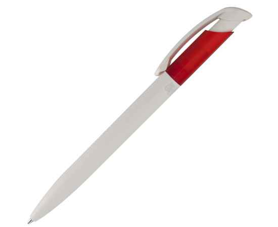 Ручка шариковая Bio-Pen, белая с красным, Цвет: красный, Размер: 14, изображение 2