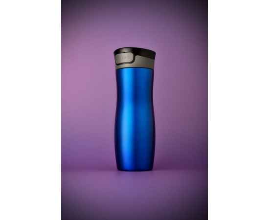 Термостакан Tansley, герметичный, вакуумный, синий, Цвет: синий, Объем: 400, Размер: высота 22 см, изображение 10
