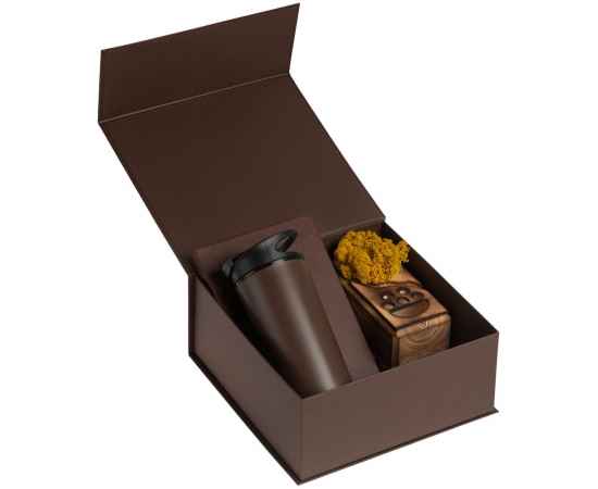 Коробка Amaze, коричневая, Цвет: коричневый, Размер: 26х25х11 см, изображение 3