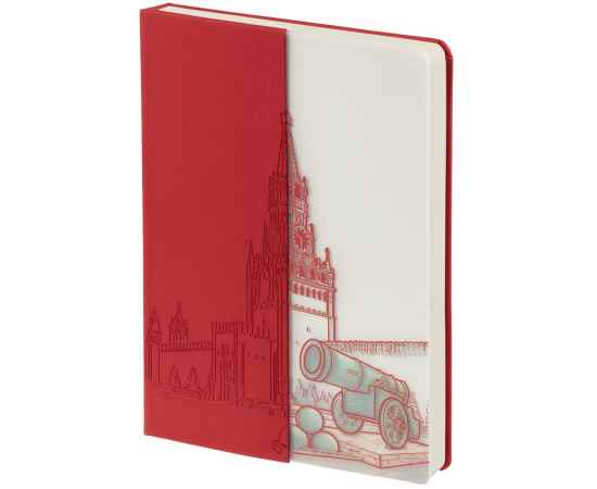 Блокнот «Города. Москва», красный, Цвет: красный, Размер: Тонированный, изображение 2