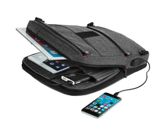 Рюкзак для ноутбука Saftsack, серый, Цвет: серый, Размер: 36, изображение 3