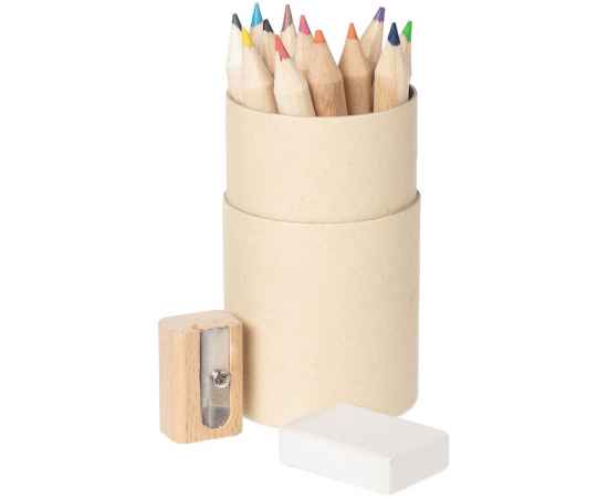 Набор цветных карандашей Pencilvania Tube Plus, крафт