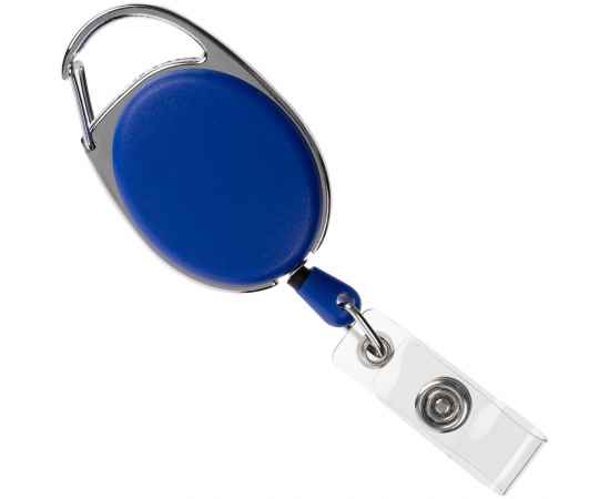 Ретрактор Access New с карабином, синий, Цвет: синий