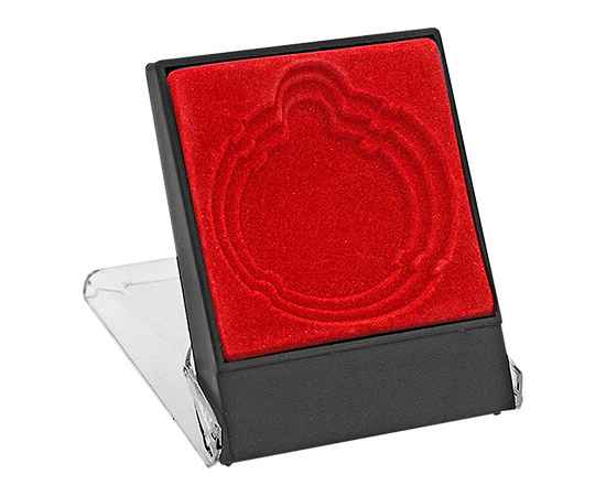 1902-217 Футляр для медали, 11х9 (красный), Цвет: красный, Размер: 11х9