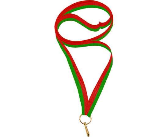 Лента для медали (красный, зеленый), изображение 2