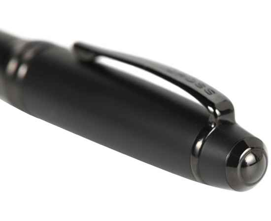 Шариковая ручка Cross Bailey Matte Black Lacquer. Цвет - черный., изображение 5