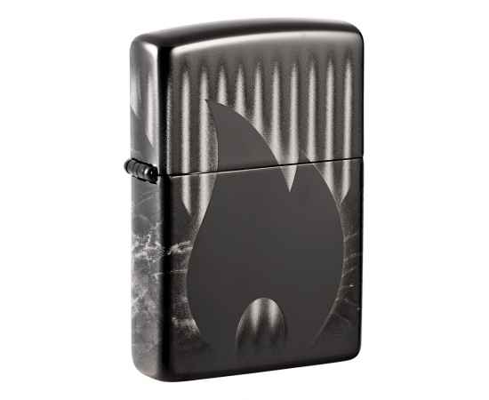Зажигалка ZIPPO Classic с покрытием High Polish Black, латунь/сталь, черная, глянцевая, 38x13x57 мм