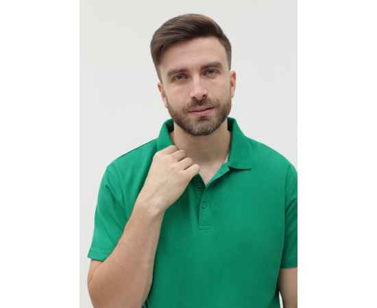 Рубашка поло мужская  STAN хлопок/полиэстер 185, 04, Зелёный (30) (42/XXS), Цвет: Зелёный, Размер: 42/XXS, изображение 9