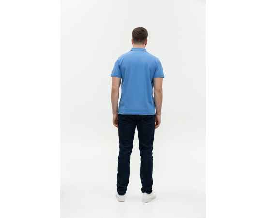 Рубашка поло мужская  STAN хлопок/полиэстер 185, 04, Голубой (76) (42/XXS), Цвет: голубой, Размер: 42/XXS, изображение 5
