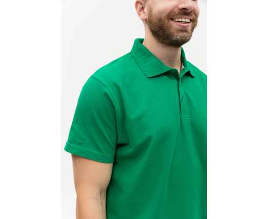 Рубашка поло мужская  STAN хлопок/полиэстер 185, 04, Зелёный (30) (42/XXS), Цвет: Зелёный, Размер: 42/XXS, изображение 8