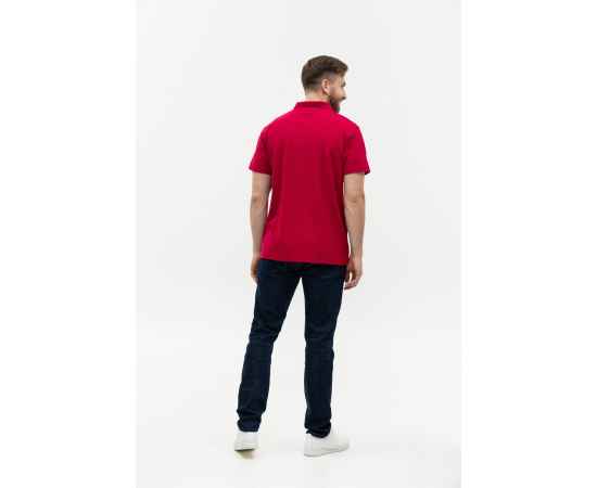 Рубашка поло мужская  STAN хлопок/полиэстер 185, 04, Бордовый (66) (42/XXS), Цвет: бордовый, Размер: 42/XXS, изображение 5