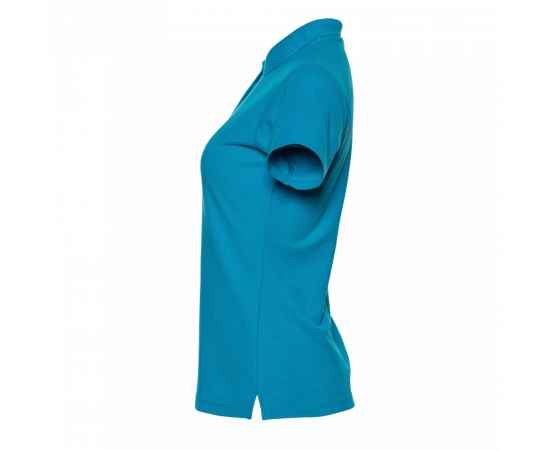 Рубашка поло женская STAN хлопок/полиэстер 185, 04WL, Лазурный (40) (42/XS), Цвет: лазурный, Размер: 42/XS, изображение 3