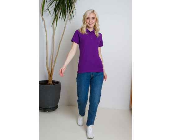 Рубашка поло женская STAN хлопок/полиэстер 185, 04WL, Лазурный (40) (42/XS), Цвет: лазурный, Размер: 42/XS, изображение 6