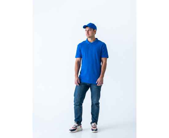 Рубашка поло унисекс STAN хлопок 185, 04U, Синий (16) (40/3XS), Цвет: синий, Размер: 40/3XS, изображение 6