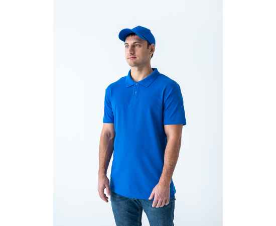 Рубашка поло унисекс STAN хлопок 185, 04U, Синий (16) (40/3XS), Цвет: синий, Размер: 40/3XS, изображение 4