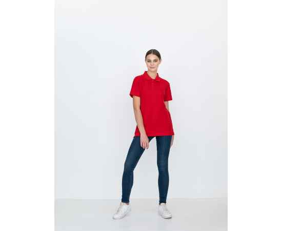 Рубашка поло унисекс STAN хлопок 185, 04U, Красный (14) (40/3XS), Цвет: красный, Размер: 40/3XS, изображение 6