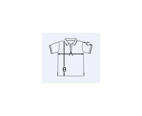 Рубашка поло мужская STAN с окантовкой хлопок/полиэстер 185, 04T, Бирюзовый (32) (44/XS), Цвет: бирюзовый, Размер: 44/XS, изображение 7