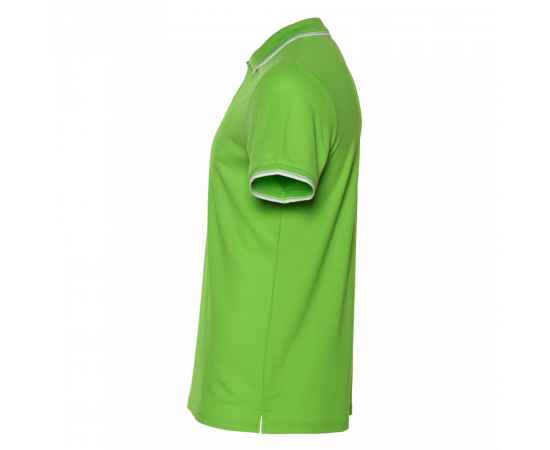 Рубашка поло мужская STAN с окантовкой хлопок/полиэстер 185, 04T, Ярко-зелёный (26) (44/XS), Цвет: Ярко-зелёный, Размер: 44/XS, изображение 3