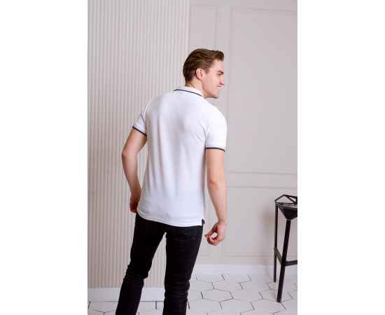 Рубашка поло мужская STAN с окантовкой хлопок/полиэстер 185, 04T, Бирюзовый (32) (44/XS), Цвет: бирюзовый, Размер: 44/XS, изображение 5