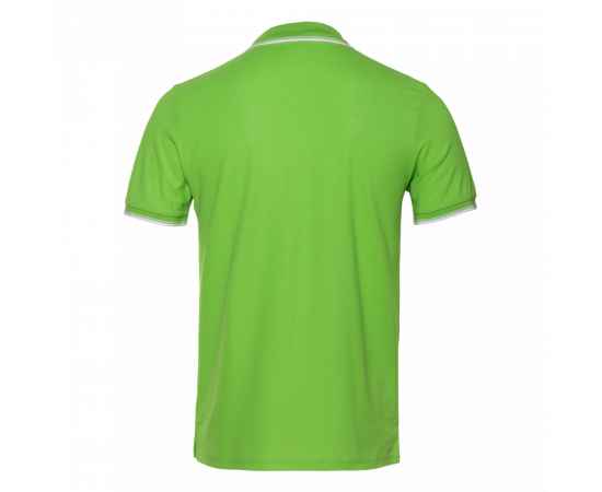 Рубашка поло мужская STAN с окантовкой хлопок/полиэстер 185, 04T, Ярко-зелёный (26) (44/XS), Цвет: Ярко-зелёный, Размер: 44/XS, изображение 2