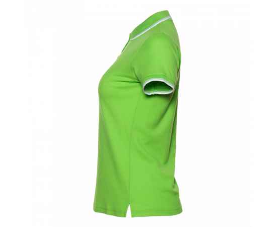 Рубашка поло женская STAN с окантовкой хлопок/полиэстер 185, 04BK, Ярко-зелёный (26) (42/XS), Цвет: Ярко-зелёный, Размер: 42/XS, изображение 3