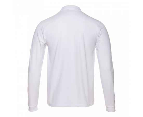 Рубашка поло мужская STAN длинный рукав хлопок/полиэстер 185, 04S, Белый (10) (42/XXS), Цвет: белый, Размер: 42/XXS, изображение 2