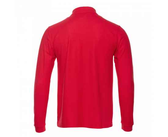 Рубашка поло мужская STAN длинный рукав хлопок/полиэстер 185, 04S, Красный (14) (42/XXS), Цвет: красный, Размер: 42/XXS, изображение 2