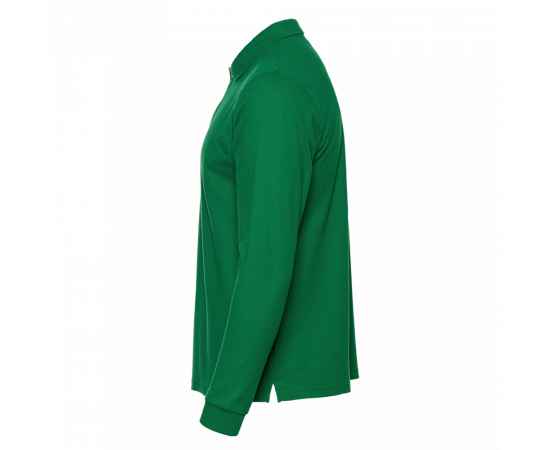 Рубашка поло мужская STAN длинный рукав хлопок/полиэстер 185, 04S, Зелёный (30) (42/XXS), Цвет: Зелёный, Размер: 42/XXS, изображение 3