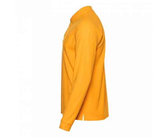 Рубашка поло мужская STAN длинный рукав хлопок/полиэстер 185, 04S, Жёлтый (12) (42/XXS), Цвет: Жёлтый, Размер: 42/XXS, изображение 3