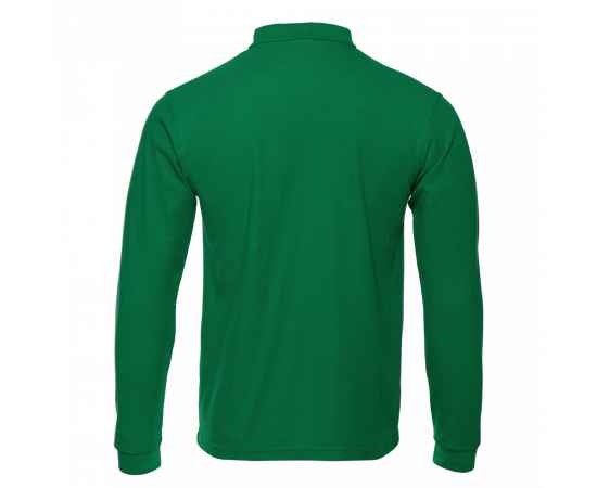 Рубашка поло мужская STAN длинный рукав хлопок/полиэстер 185, 04S, Зелёный (30) (42/XXS), Цвет: Зелёный, Размер: 42/XXS, изображение 2