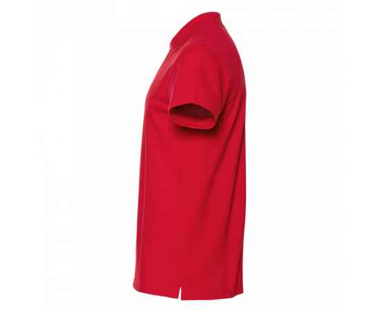 Рубашка поло унисекс  хлопок 185, 04B, Красный (14) (44/XS), Цвет: красный, Размер: 44/XS, изображение 3