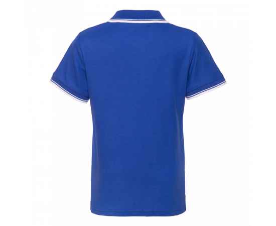 Рубашка поло детская  STAN с окантовкой хлопок/полиэстер 185, 04TJ, Синий (16) (6 лет), Цвет: синий, Размер: 6 лет, изображение 2
