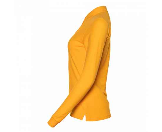 Рубашка поло женская STAN длинный рукав хлопок/полиэстер 185, 04SW, Жёлтый (12) (42/XS), Цвет: Жёлтый, Размер: 42/XS, изображение 3