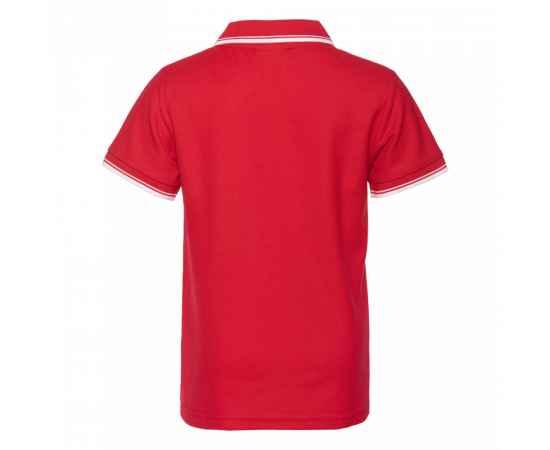 Рубашка поло детская  STAN с окантовкой хлопок/полиэстер 185, 04TJ, Красный (14) (6 лет), Цвет: красный, Размер: 6 лет, изображение 2