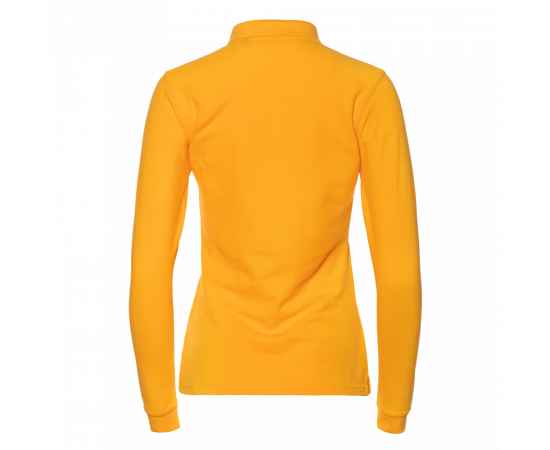 Рубашка поло женская STAN длинный рукав хлопок/полиэстер 185, 04SW, Жёлтый (12) (42/XS), Цвет: Жёлтый, Размер: 42/XS, изображение 2