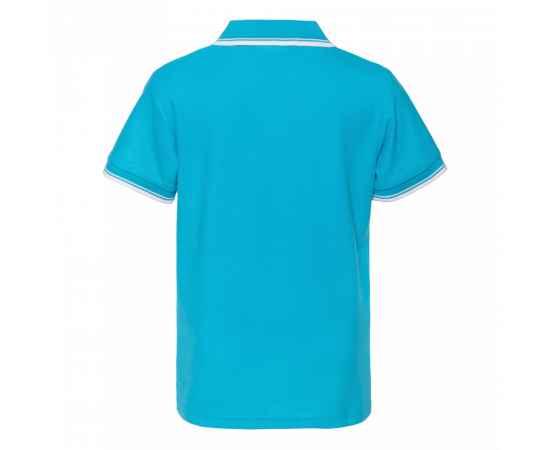 Рубашка поло детская  STAN с окантовкой хлопок/полиэстер 185, 04TJ, Бирюзовый (32) (6 лет), Цвет: бирюзовый, Размер: 6 лет, изображение 2