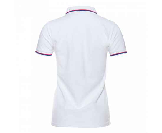 Рубашка поло женская STAN  триколор хлопок/полиэстер 185, 04WRUS, Белый (10) (42/XS), Цвет: белый, Размер: 42/XS, изображение 2