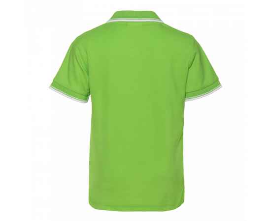 Рубашка поло детская  STAN с окантовкой хлопок/полиэстер 185, 04TJ,  Ярко-зелёный (26) (6 лет), Цвет: Ярко-зелёный, Размер: 6 лет, изображение 2