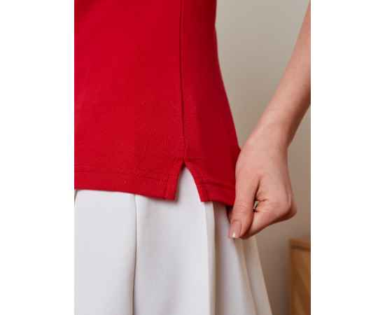 Рубашка поло женская STAN хлопок/полиэстер 185, 104W, Красный (14) (42/XS), Цвет: красный, Размер: 42/XS, изображение 8