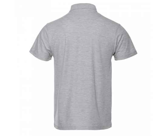 Рубашка поло мужская STAN хлопок/полиэстер 185, 104, Серый меланж (50) (44/XS), Цвет: серый меланж, Размер: 44/XS, изображение 3