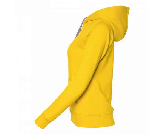 Толстовка женская STAN с капюшоном на молнии футер с начёсом 280, 17W,Жёлтый (12/50) (42/XS), Цвет: Жёлтый, Размер: 42/XS, изображение 2