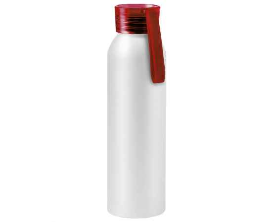 Бутылка для воды VIKING WHITE 650мл. Белая с красной крышкой 6143.03