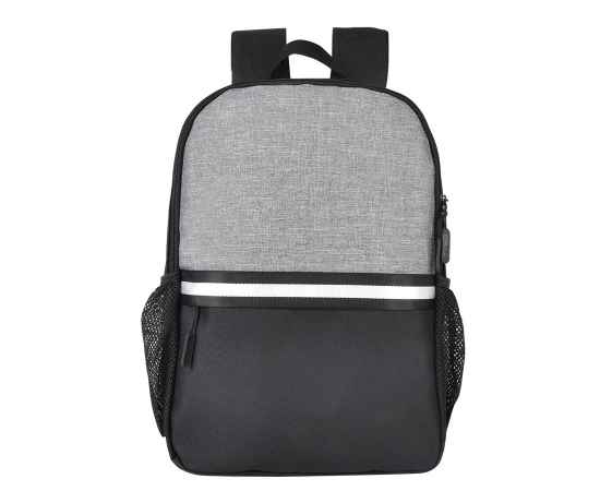 Рюкзак Cool, серый/чёрный, 43 x 30 x 13 см, 100% полиэстер 300 D, Цвет: серый, черный, Размер: 43 x 30 x 13 см