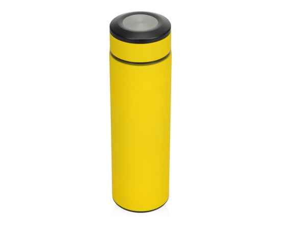 Термос Confident с покрытием soft-touch, 1048704p, Цвет: желтый, Объем: 420
