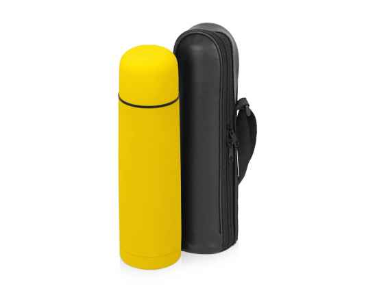 Термос Ямал Soft Touch с чехлом, 716001.14p, Цвет: желтый, Объем: 500