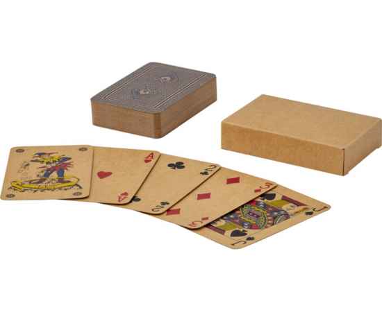 Набор игральных карт Ace из крафт-бумаги, 10456206, Цвет: натуральный