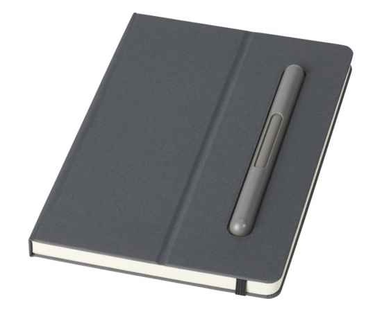 Подарочный набор Skribo с ручкой и блокнотом А5, 10787382, Цвет: серый