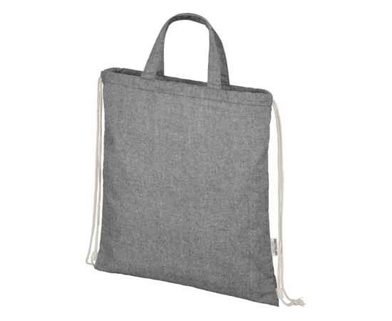 Рюкзак со шнурком Pheebs, 150 г/м2, 12070490, Цвет: черный