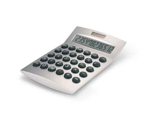Калькулятор, тускло-серебряный